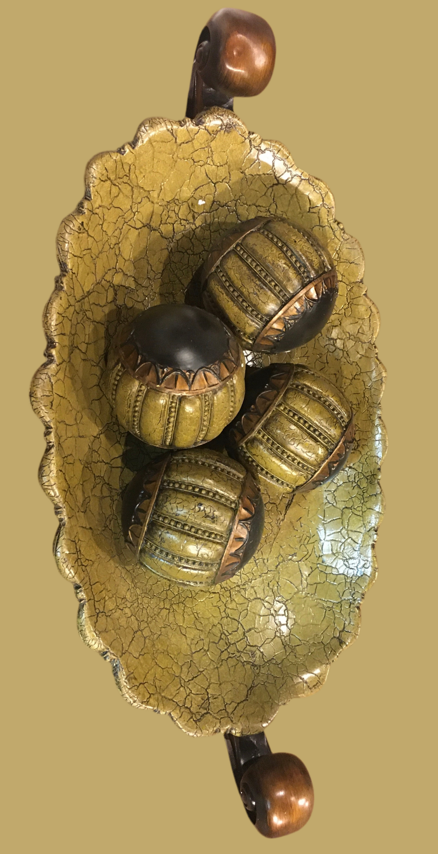 Mimic Leather Plate Sphere OK-2795