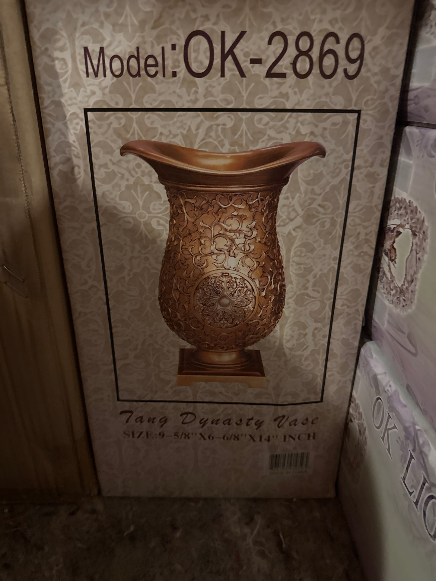 Ok – 2869 Vase gold
