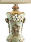 OK LIGHTING Vintage Table Lamp, Rose 28.5"H