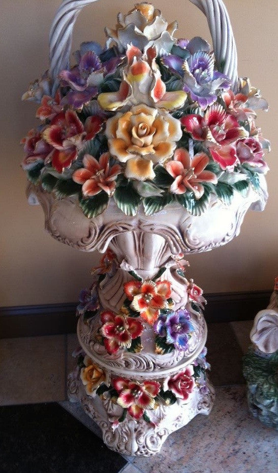 Ceramic flower bouquet