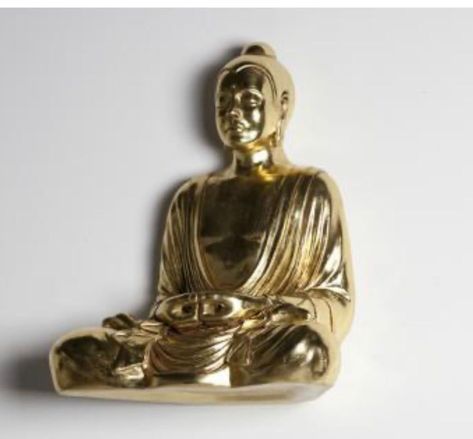 Gold Buddha Siting Statue