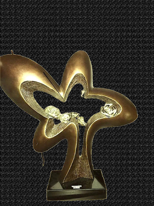 Abstract Flower sculpture by Home Decor Gallery