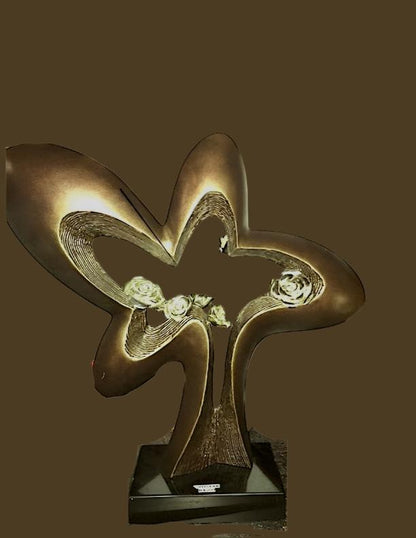 Abstract Flower sculpture by Home Decor Gallery