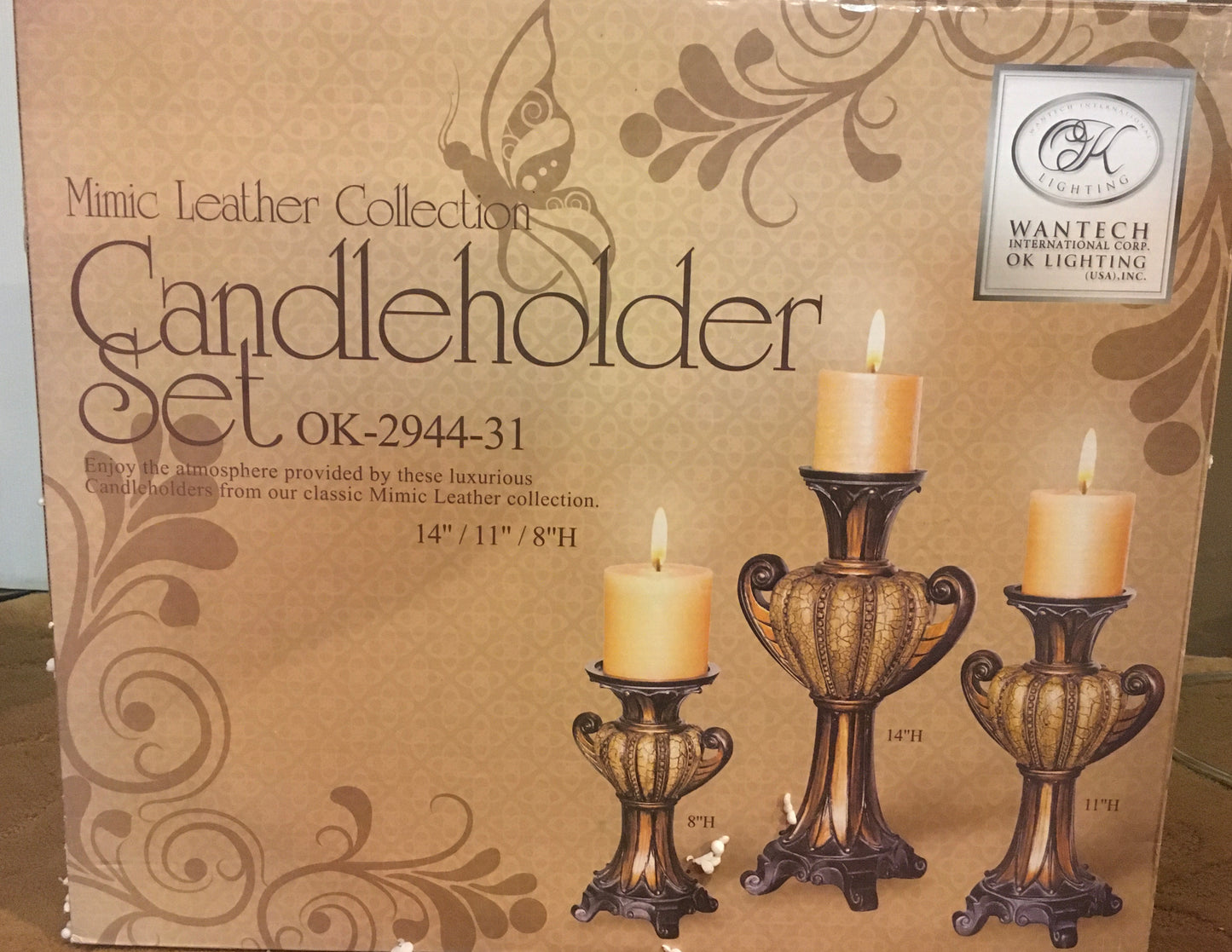 CANDLE HOLDER SET OF 3