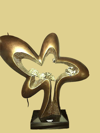 Abstract Flower sculpture by Home Decor Gallery