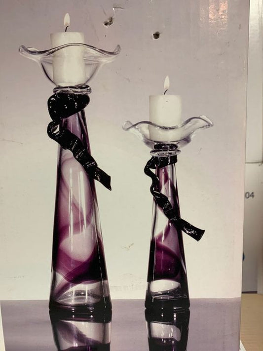 Nastro Viola candle holder